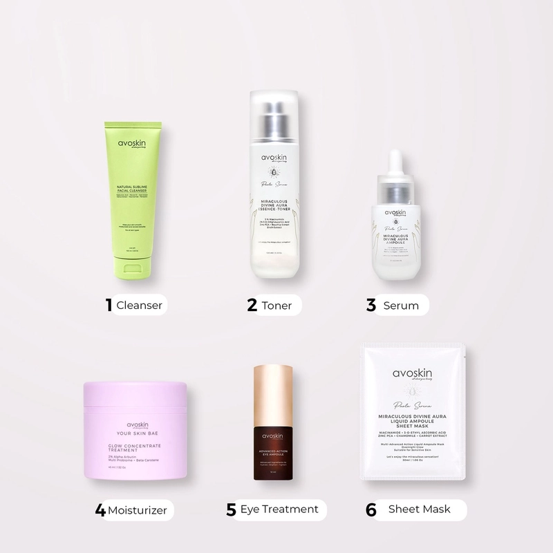 Product image AVOSKIN OFFICIAL - Miraculous Divine Aura Liquid Ampoule Sheet Mask 17 ml Sheet Mask