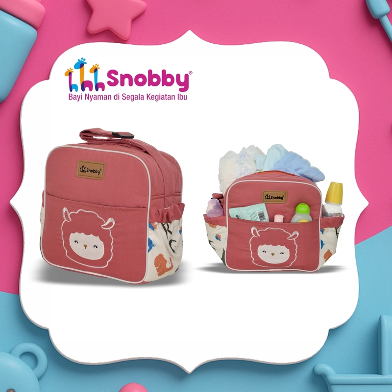 Product image SNOBBY BABY - Tas Bayi Kecil Saku Motif Cria Series SBT8073 TAS KECIL SALEM