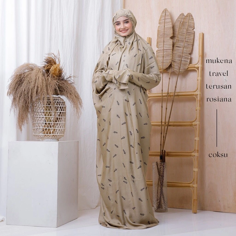 Product image MUKENA DEWASA TRAVEL TERUSAN ROSIANA XL coksu