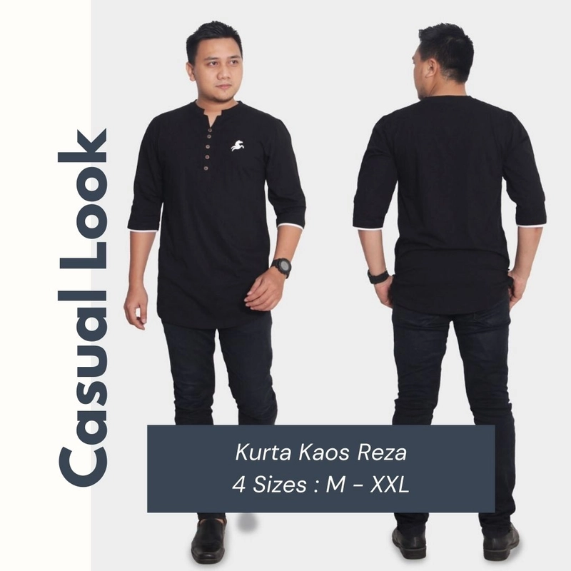 Product image Nazeer - Kurta Kaos Reza L Black