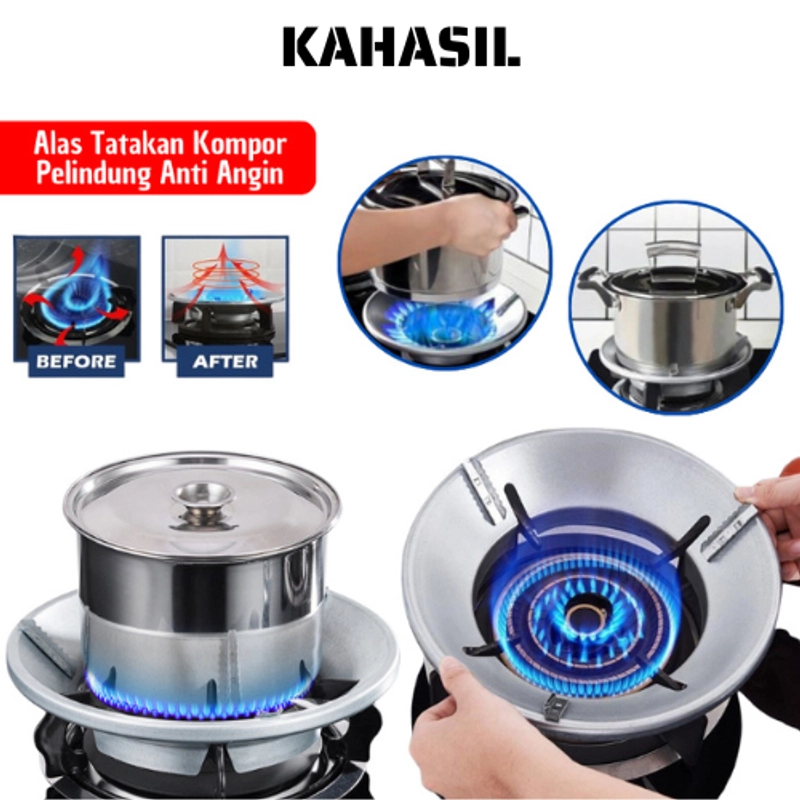 Product image KAHASIL - Alas Cover Tatakan Tungku Kompor Gas Pelindung Anti Angin dan Slip Universal KMJ044 RANDOM