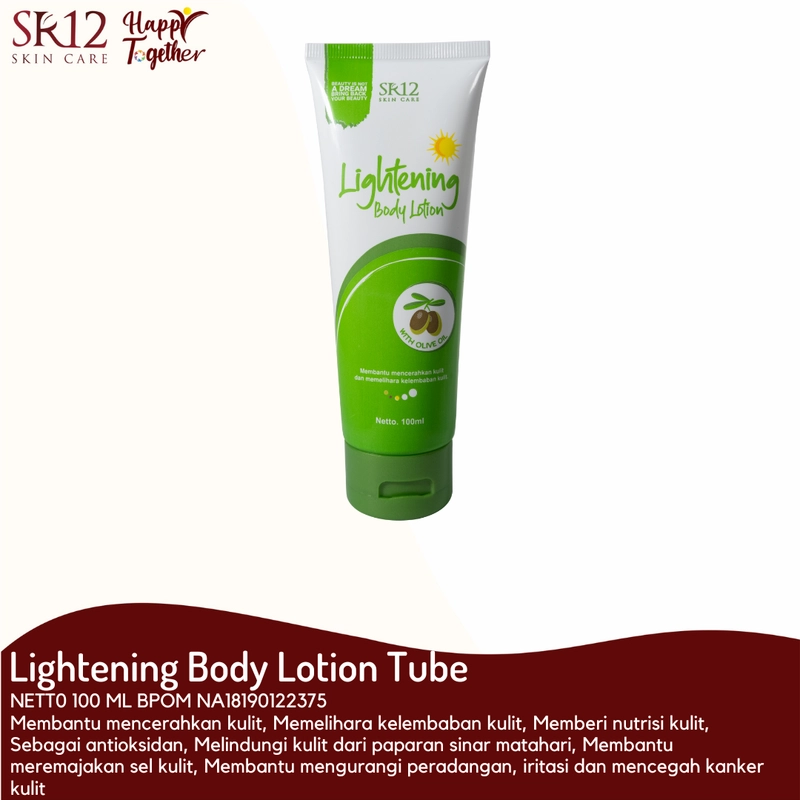 Product image SR12 Lightening Body Lotion SPF 30 PA++ Mencegah Kulit Belang 50 ml Lightening
