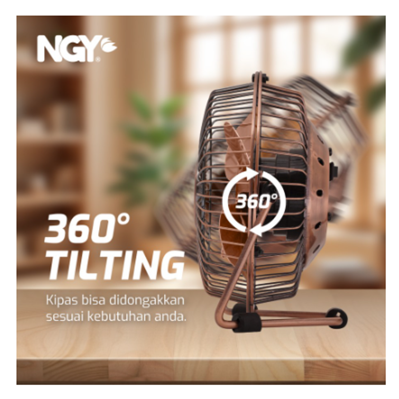 Product image UTAMAMEGA - Kipas Angin Meja Dinding Besi 4 inch Nagoya NG-4DW Warna Hitam