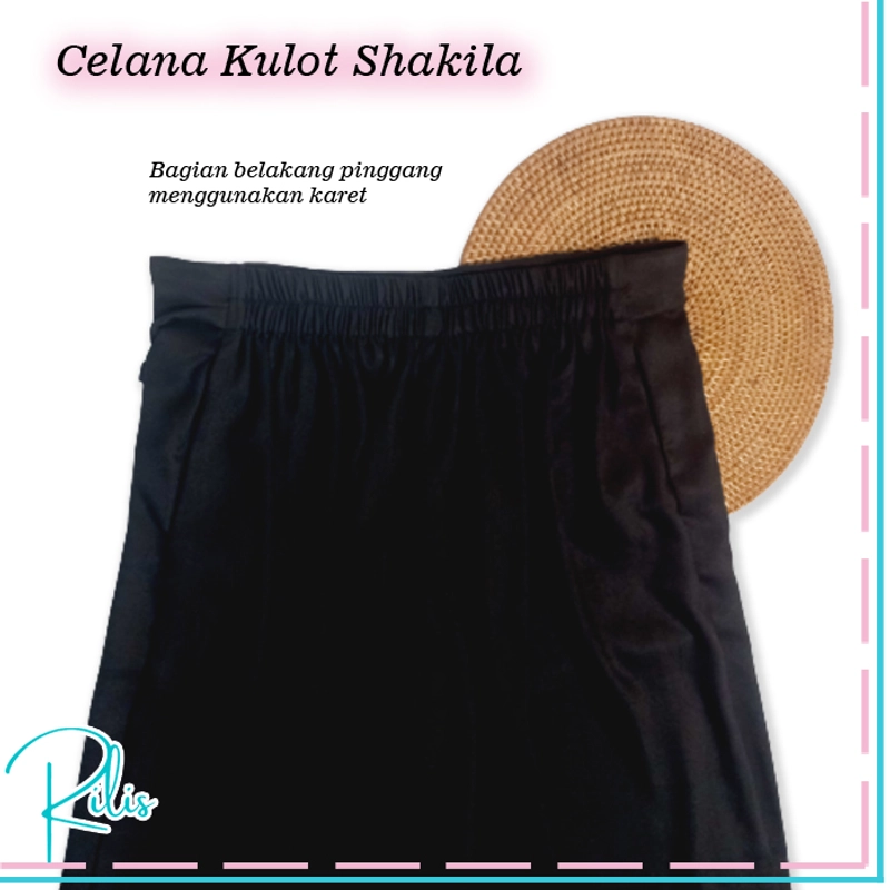 Product image Celana Kulot Shakila All Size Hitam
