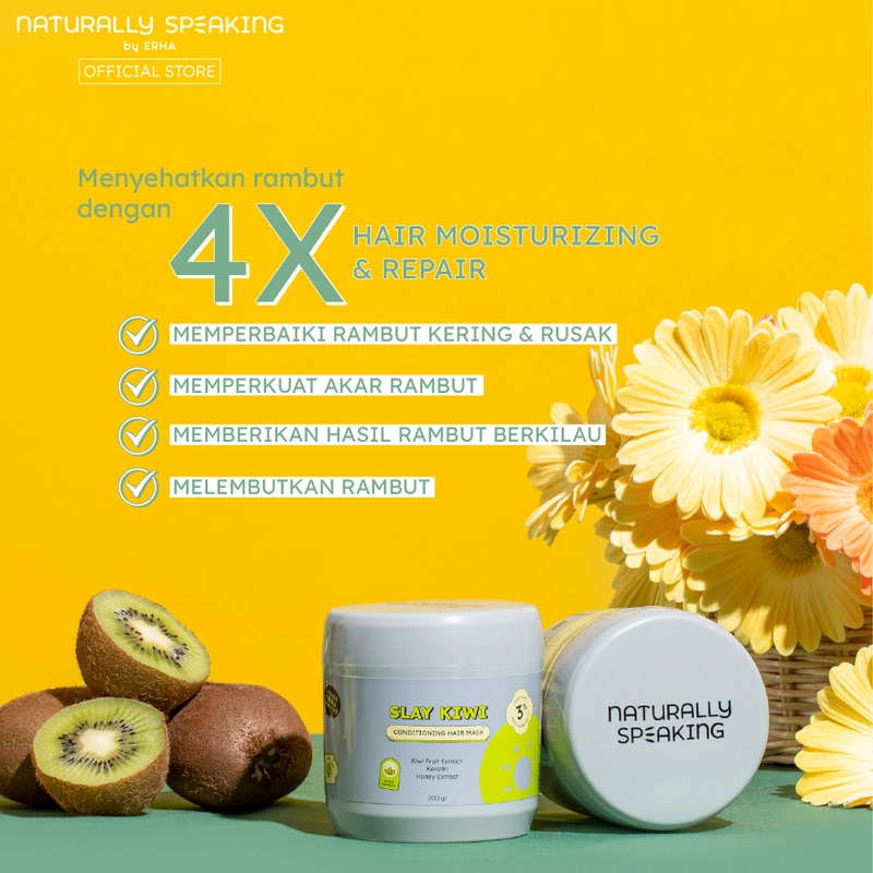 Product image Naturally Speaking By Erha - Slay Kiwi Conditioning Hair Mask 200gr Hair Mask
