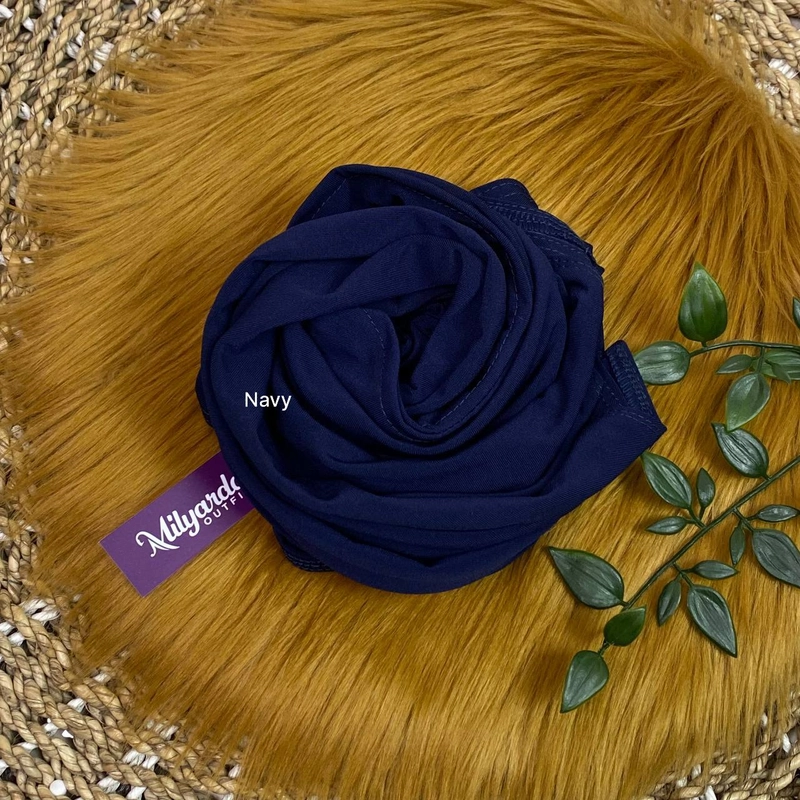 Product image Milyarda Hijab - Jaket Belva Sporty Kerudung Outer Olahraga Jilbab Oversize Allsize Navy
