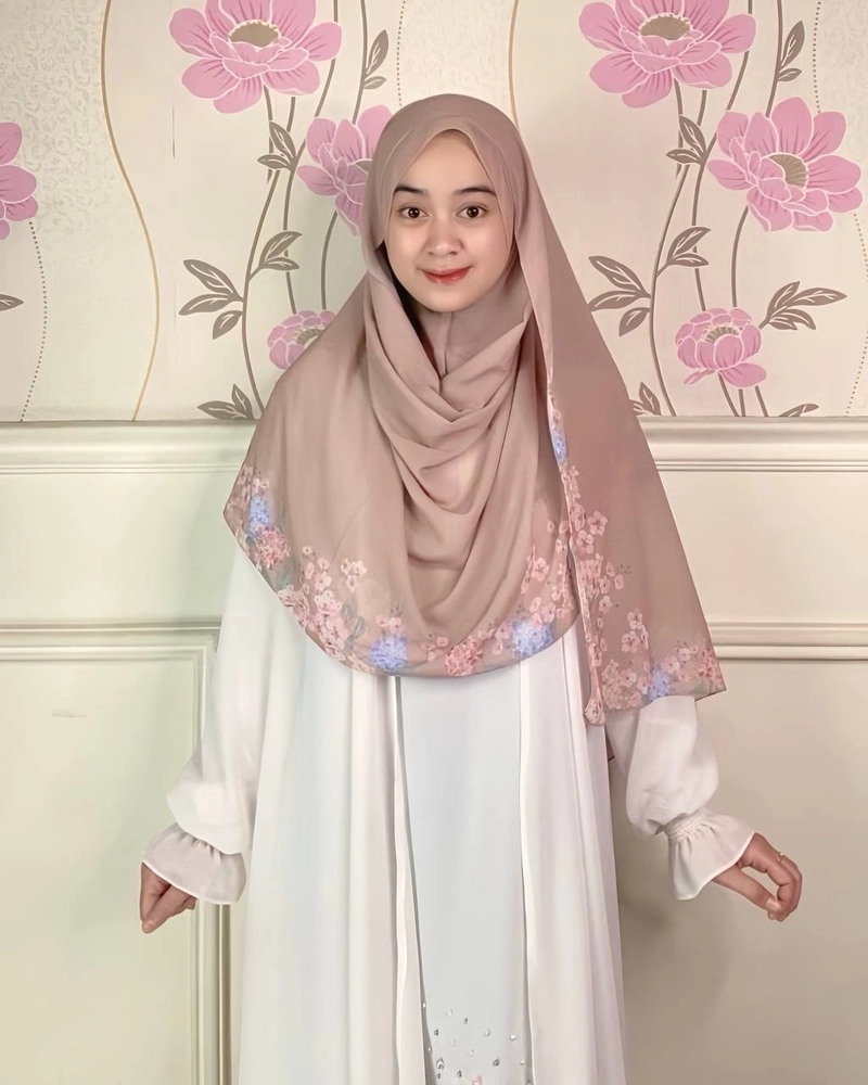 Product image Milyarda Hijab - Pashmina Instan Florence by Milyarda Allsize Mocca