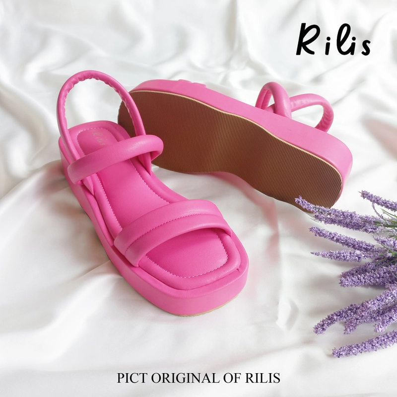 Product image Rilis - Sandal Wanita Zefanya Wedges (Rilis 41) 37 Fanta