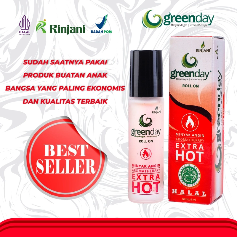 Product image RINJANI - Greenday Minyak Aromatherapy 9ml Extra Hot