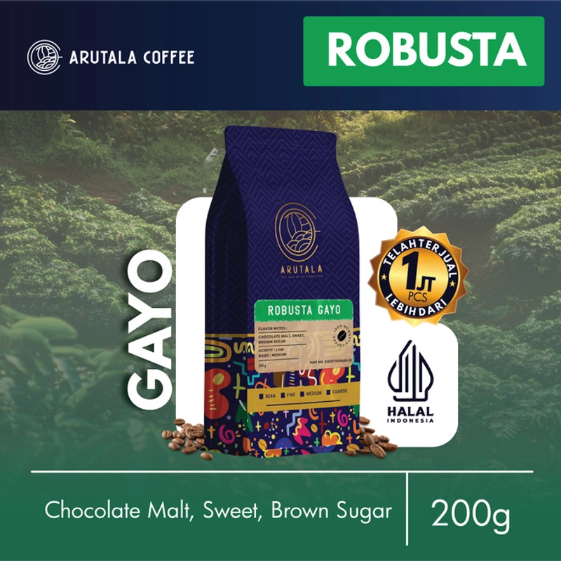 Product image Arutala - Robusta Gayo 200 gram 250 Gram Biji