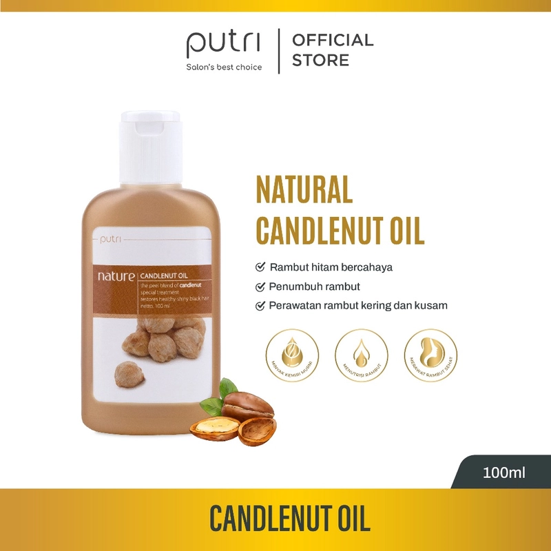 Product image SUPLAI SHOP - Minyak Kemiri Putri Nature Candlenut Oil Isi 100 ml