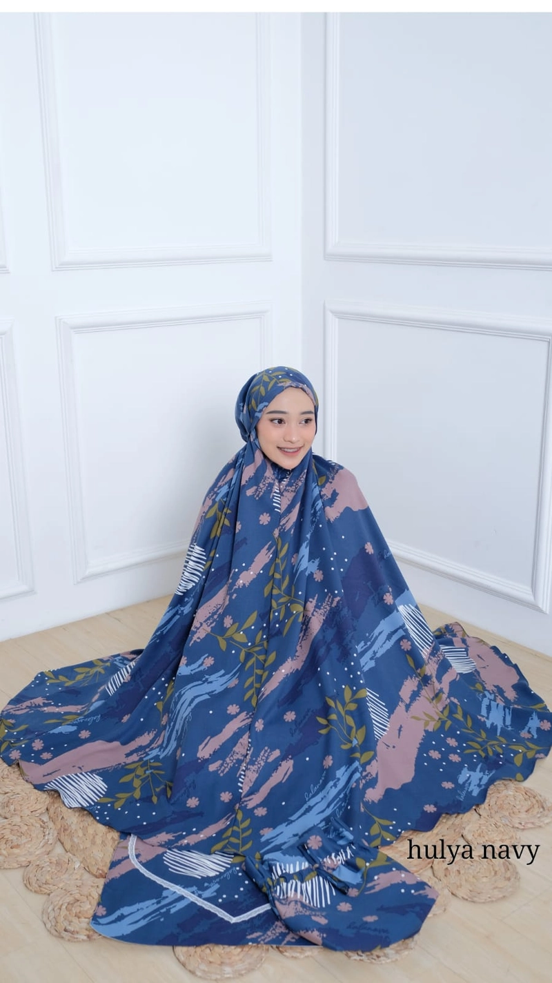 Product image AL Irsyad Store - MUKENA DALANOVA HULYA JUMBO NAVY