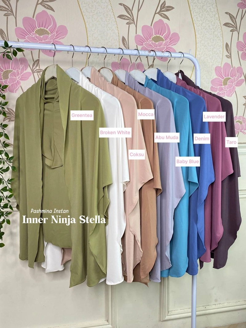 Product image Milyarda Hijab Official - Premium Pashmina Instan Inner Ninja Stella Pastan Oval Allsize Coksu