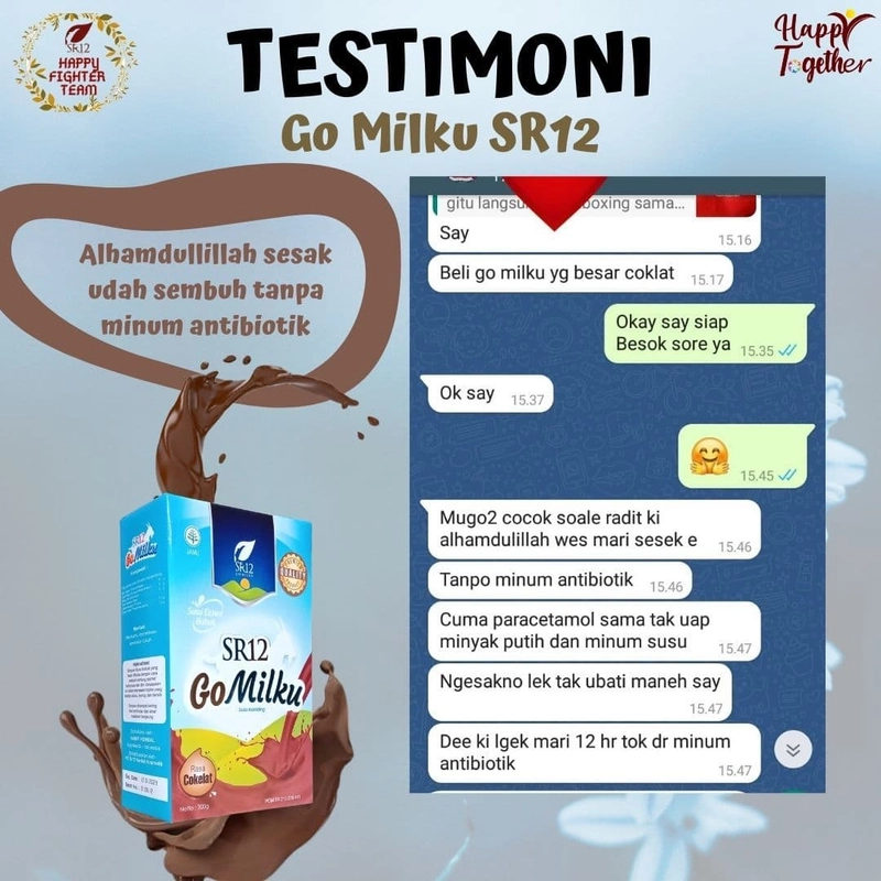 Product image SR12 Gomilku Susu Kambing Etawa Pelancar ASI 200gr Coklat