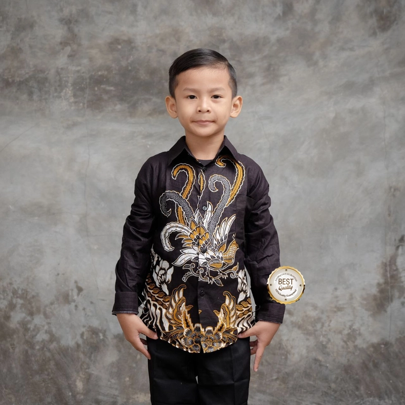 Product image Kois Batik - KEMEJA BATIK ANAK KESAYANGAN LENGAN PANJANG BAGUS SEKALI M Batik 1