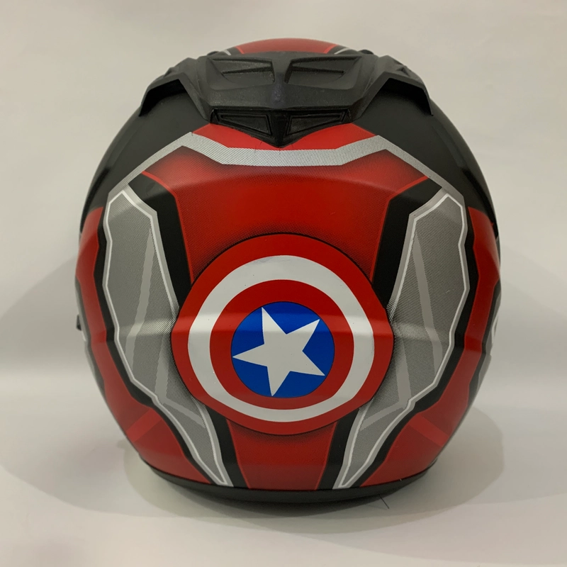 Product image CRX Helmet - Helm JP7 Captain Doff - Double Visor (Kaca Clear & Smoke) Helm SNI Helem Dewasa L Hitam Doff