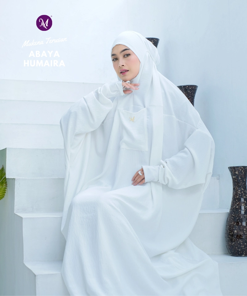 Product image Milyarda Hijab - Mukena Abaya Humaira Milyarda Hijab All Size Broken White