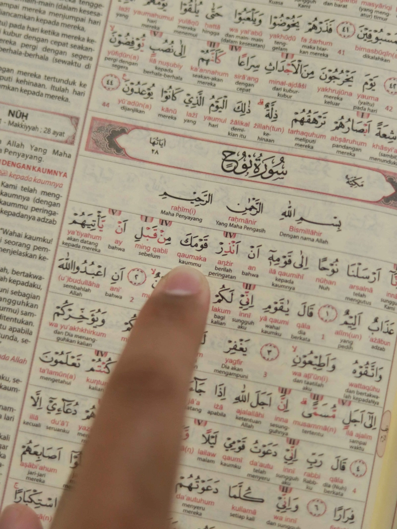 Product image Alfatih Quran - AL - FATTAH A4 Alquran Ayat Terjemah Perkata Transliterasi Latin Kode Tajwid Angka A4 Biru