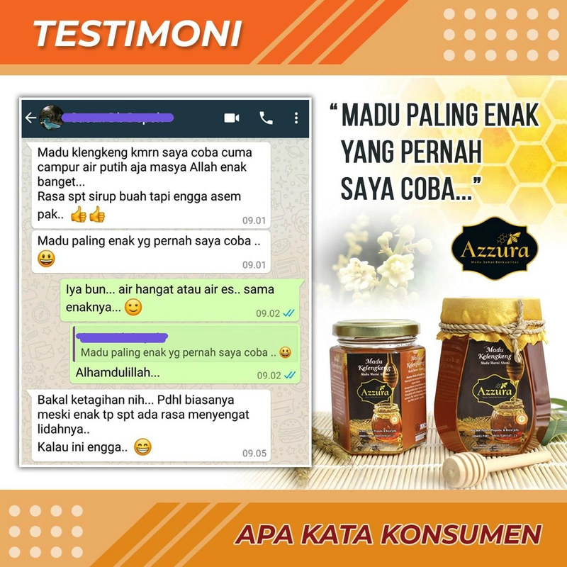 Product image Madu Azzura - Madu Kelengkeng 200 gr