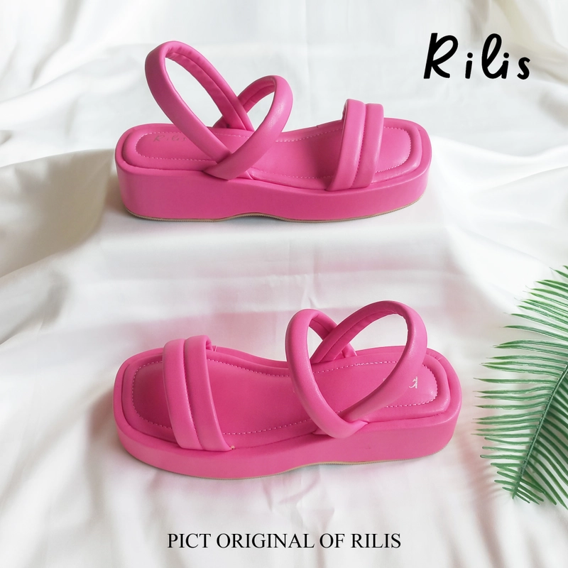 Product image Rilis - Sandal Wanita Zefanya Wedges (Rilis 41) 37 Fanta