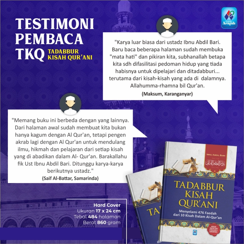 Product image Buku Tadabbur Kisah Qurani HC Hard Cover