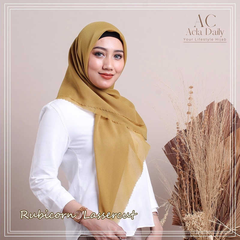 Product image Acla Daily - Jilbab Segiempat Rubicorn Lassercut Series All size Rb Coksu
