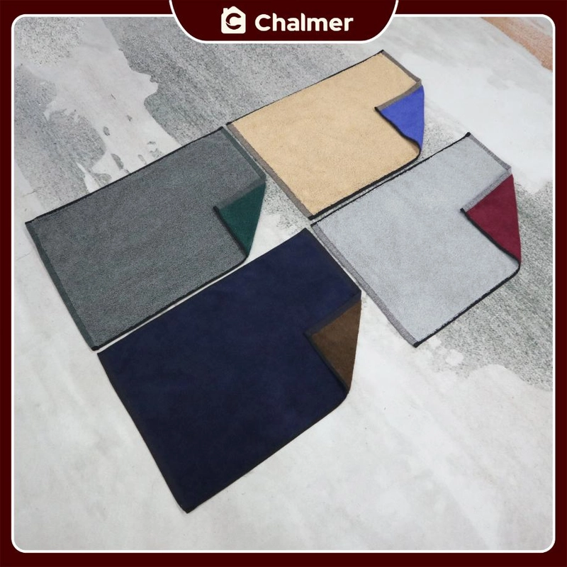 Product image Chalmer - Keset Chalmer 40 x 60 cm Keset Handuk Bolak Balik 2 Warna 40x60cm Abu Muda