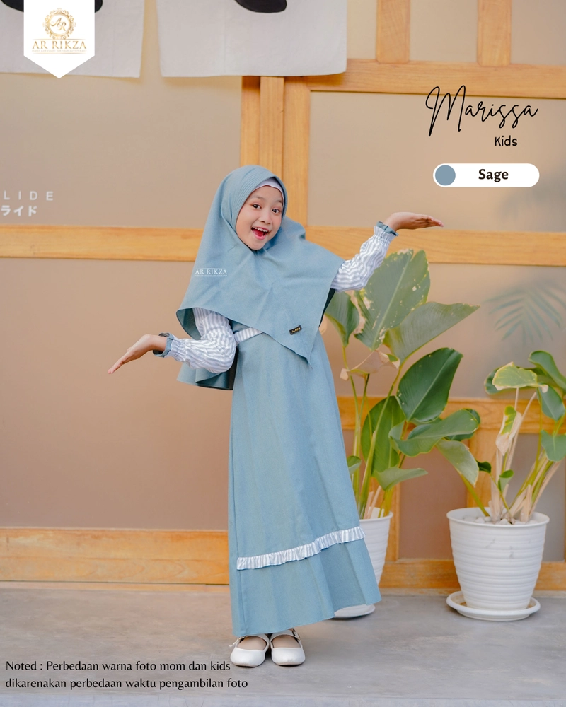 Product image Marissa Dress Kids Edisi Pastel XXS SAGE