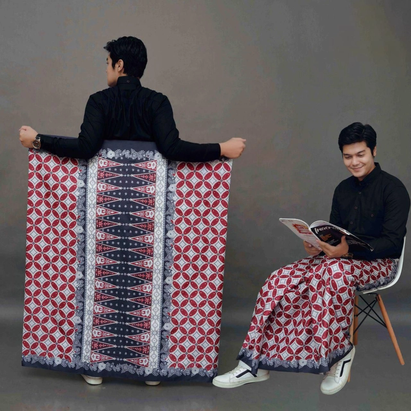 Product image Kois Batik - Sarung batik pria dewasa baru anti luntur motif kawong Sarung dewasa Sarung kawung