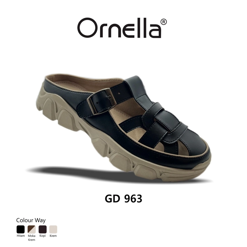 Product image Odillon - Ornella - GD 963 / Sandal Bustong Wanita Casual 36 BLACK