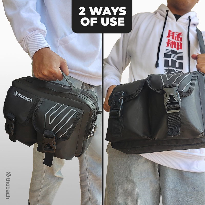 Product image Thobach official - THOBACH Sling Bag Anti Air Waterproof NOCTURNE All Size HITAM