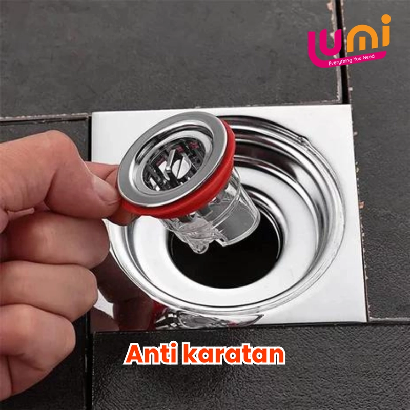 Product image Luminary - Luminary - Saringan Penutup Lubang Pembuangan Wastafel Saluran Air Kamar Mandi Variasi Beli 1