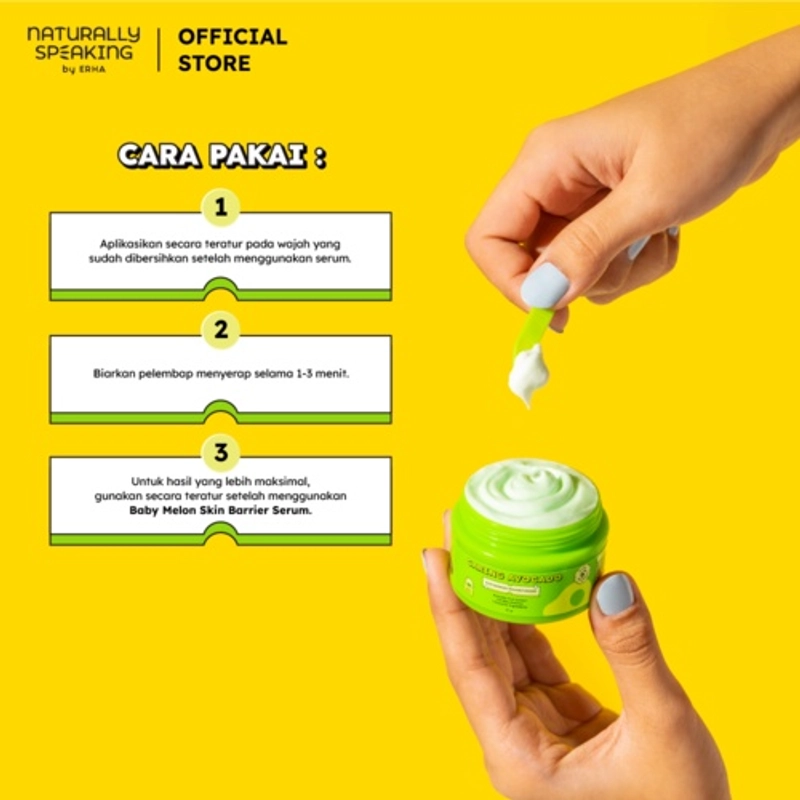 Product image Naturally Speaking By Erha - Caring Avocado Skin Barrier Mousseturizer 30gr Mousseturizer