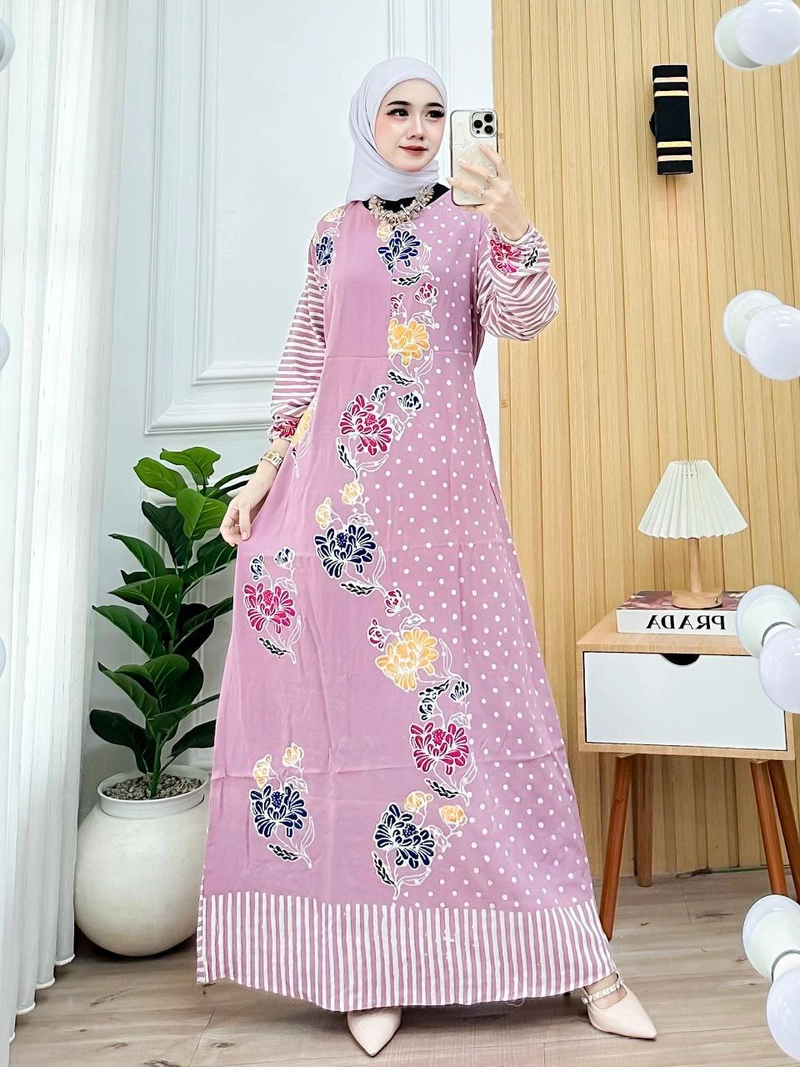 Product image Batik Ayodha - GAMIS HANSEN ALLSIZE STANDART LD 114CM Allsize A