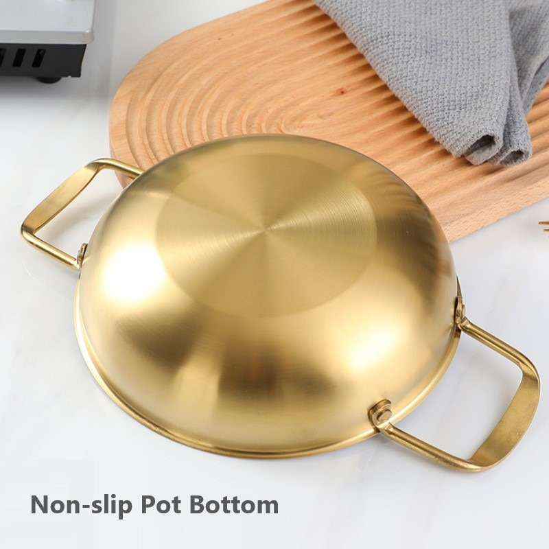 Product image RUMAH RAYA - (PO) Panci Masak Korean Stainless Steel - KC0408 - Gold 19cm Gold