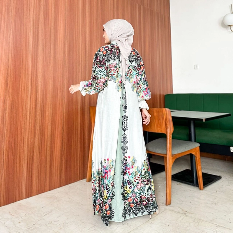 Product image Khisna collection - Gamis Dress Ruffle Wiro Motif Bestseller Allsize Wiro2