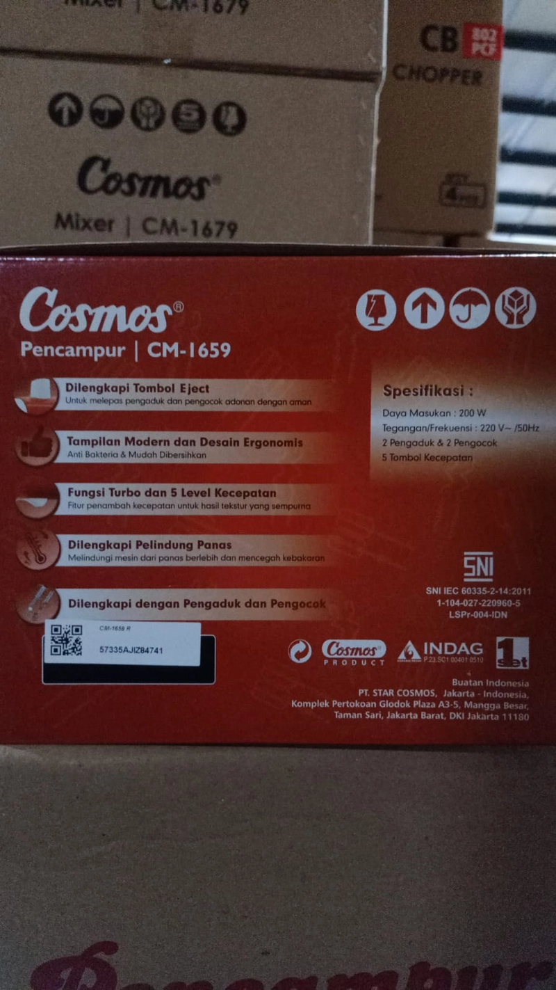 Product image NDA Store - Hand Mixer Cosmic CM1659 200 watt red
