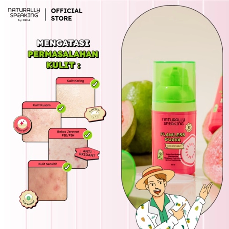 Product image Naturally Speaking By Erha - Flawless Guava Dark Spot Serum 30ml Dark Spot Serum