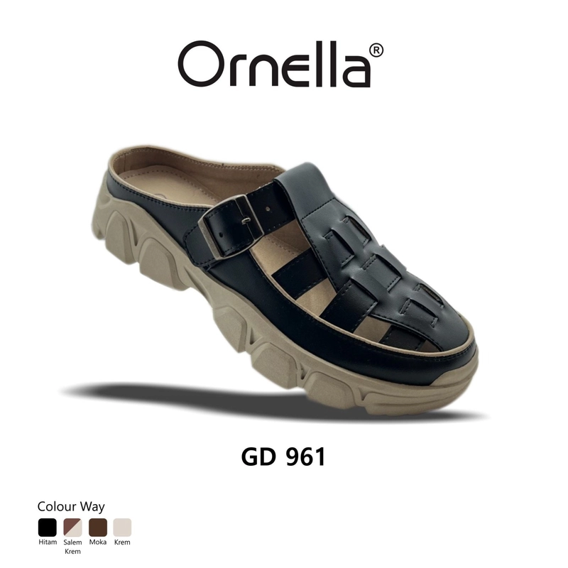 Product image Odillon - Ornella - GD 961 / Sandal Bustong Wanita Casual 36 BLACK