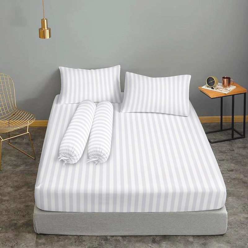 Product image Rosanna - Fitted Sheet Sprei Fitted Sprei Putih Dengan Karet Cotton 300 TC Hotel Collection Single 90x200 Plain Tinggi 30 cm