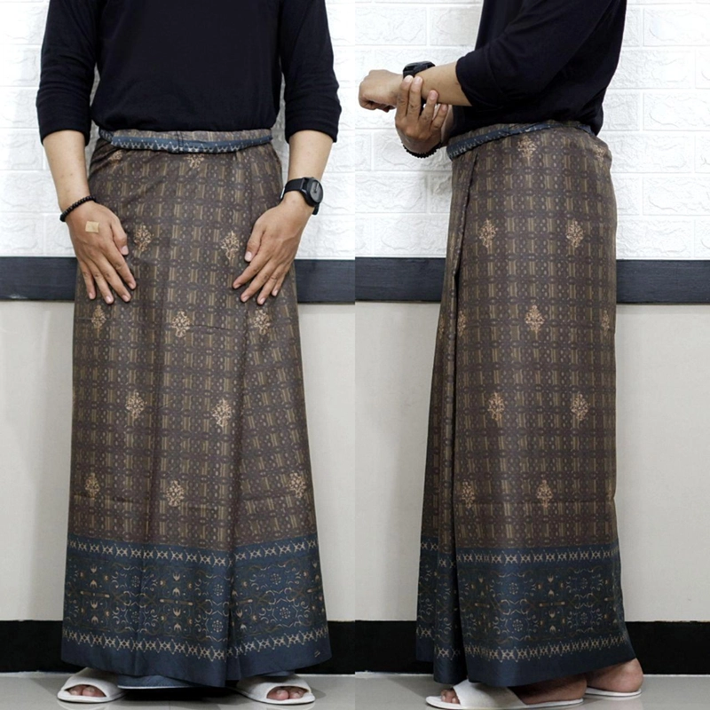 Product image Kois Batik - Sarung pria Dewasa modern free peci rajut motif alkon Sarung Dewasa Alkon 1