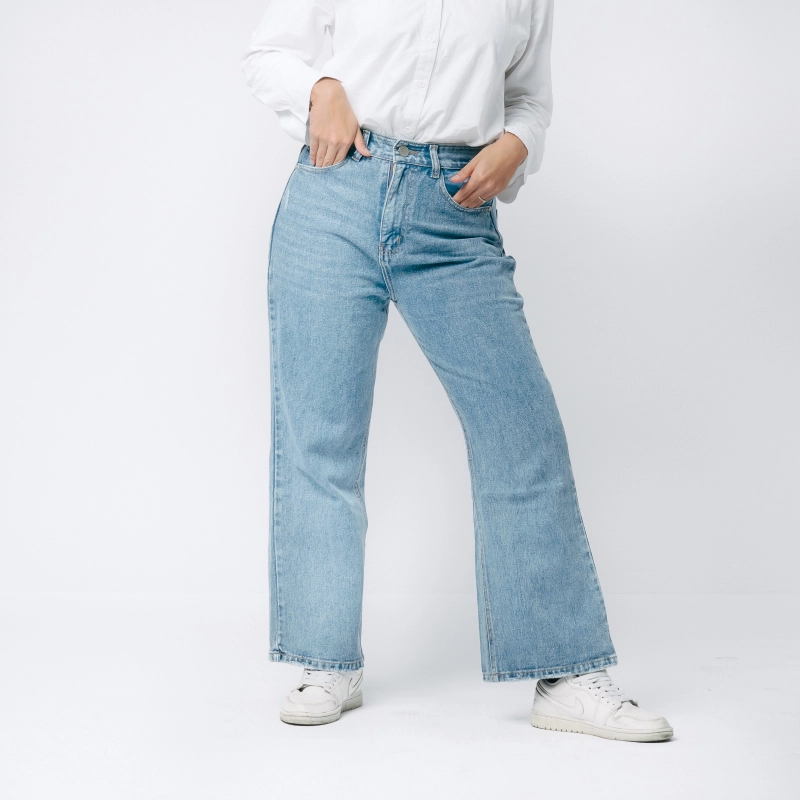 Product image MKY Clothing - FLARE JEANS RIPPED XXL (34) Light Blue