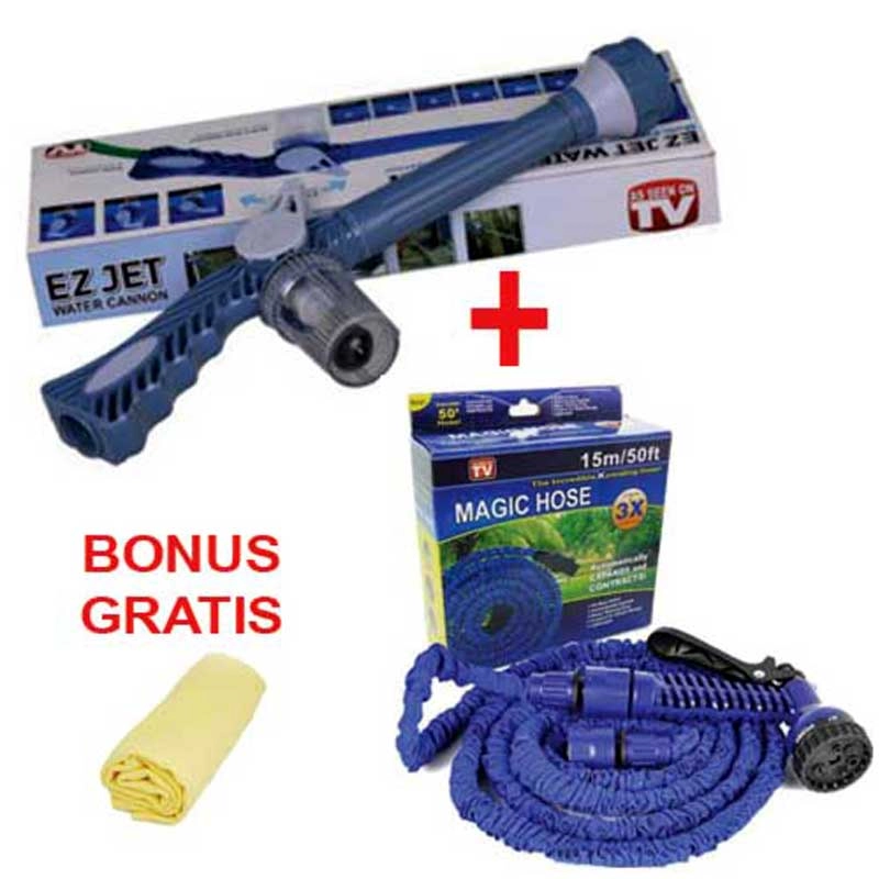 Product image Moveonesia - Selang Semprotan Air Tanaman Cuci Motor Mobil Magic Hose 15 Meter PAKET 1 RANDOM