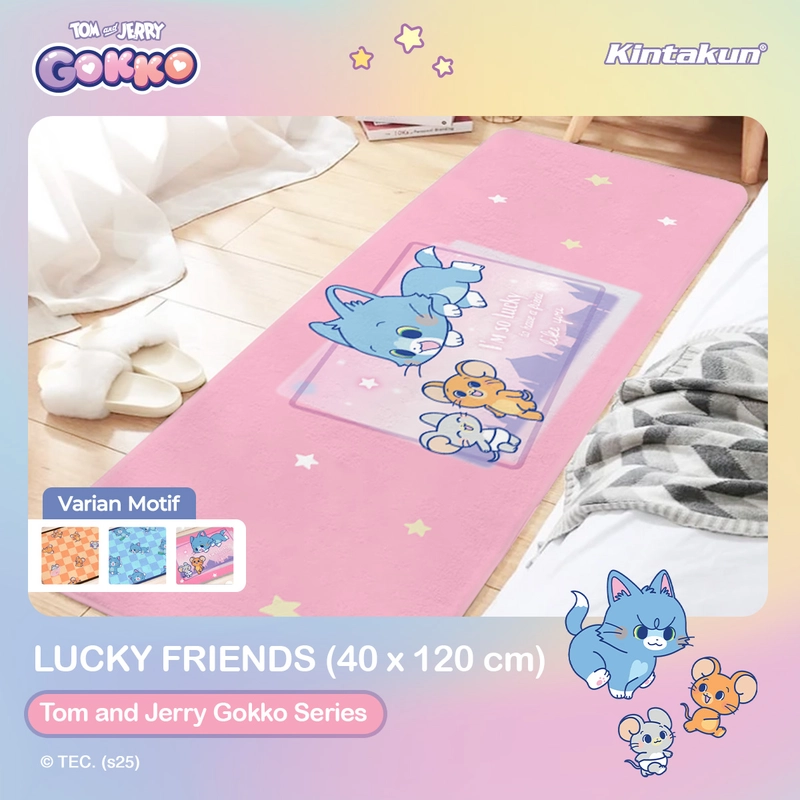 Product image Kintakun - Kintakun Tom And Jerry Gokko Series Keset 40 x 60 / 120 - Multivariant 40 x 120 Lucky Friends