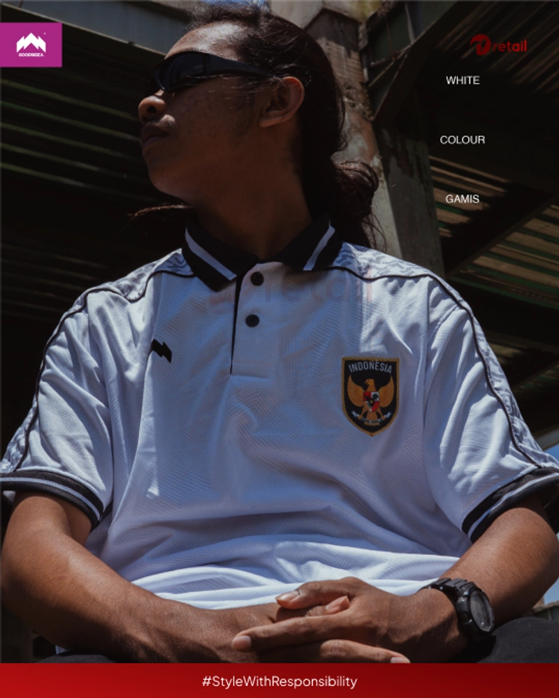Product image Macroscope Official Store - GARUDA Gamis Jersey - Jersey Timnas Indonesia - Goodsigma Sportwear M PUTIH