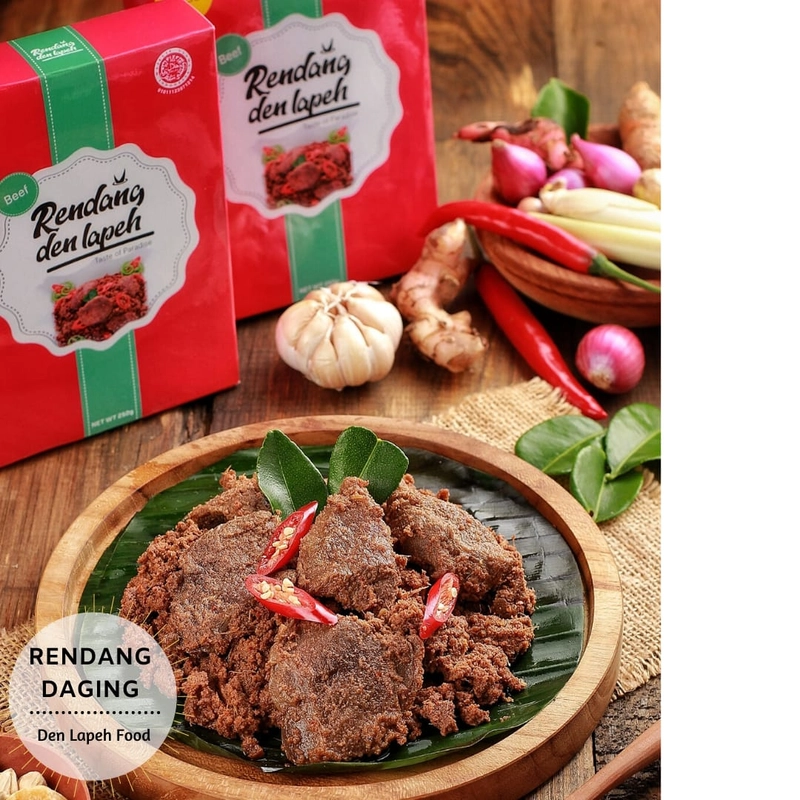 Product image Rendang Den Lapeh - Paket Hemat 4 Rendang Daging Paket Hemat 1 Kg 1000 4 Rendang