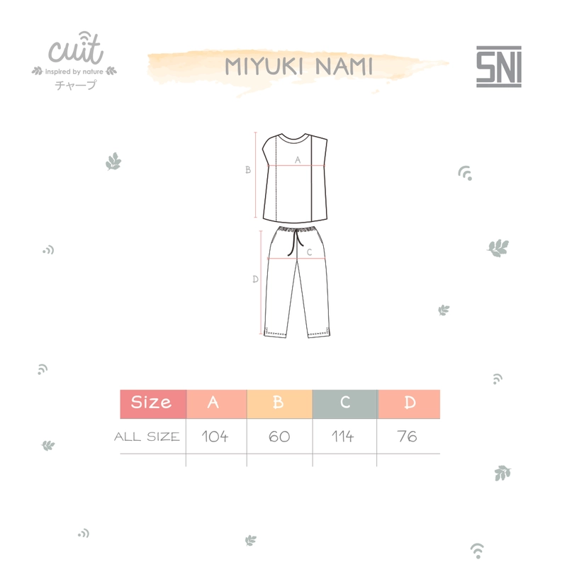 Product image CUIT Miyuki Set Baju Hamil Menyusui All Size Dusty pink