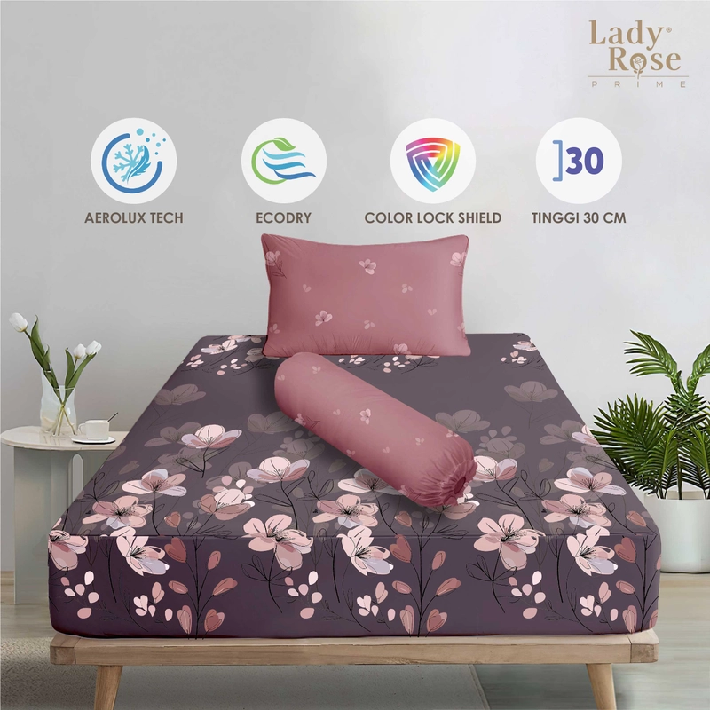 Product image LADY ROSE OFFICIAL - Lady Rose Prime - Bed Cover Rifera 120x200x30 Single Fitted