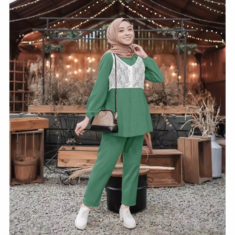 Product image setelan wanita felct realpict M-L TOSCA