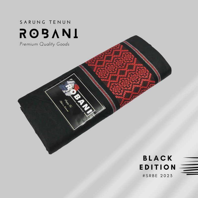 Product image Robani - Paket Sarung ROBANI Black Edition [10 pcs] mix 5 warna 120 x 105 cm mix warna